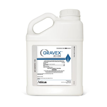 Atticus Gravex 20EW fungicide bottle pour protecting lawns and landscapes