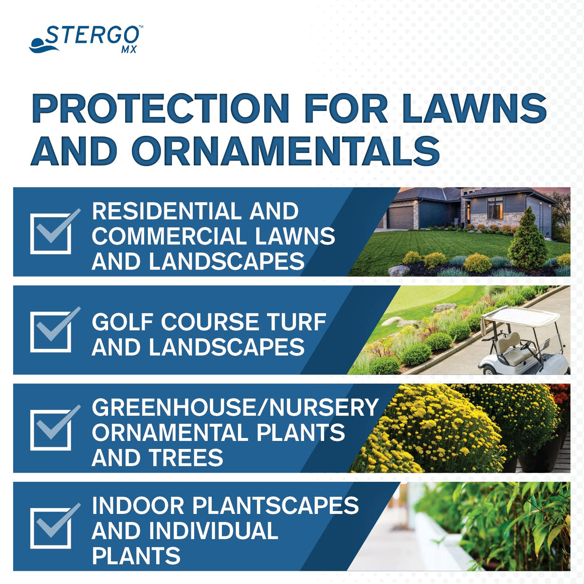Atticus Stergo MX used in greenhouse settings for fungicide application.