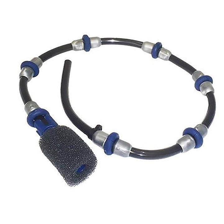 ATIE 3900 Sport sweep hose with tail scrubber cleans pool floor and walls.