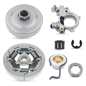 Atunee 3-8in clutch drum sprocket close-up for smooth compatibility with Stihl saws