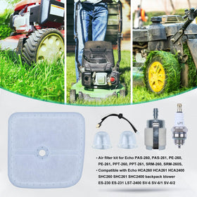 Atunee air filter kit for Echo PAS261 ensures steady airflow and smoother starts