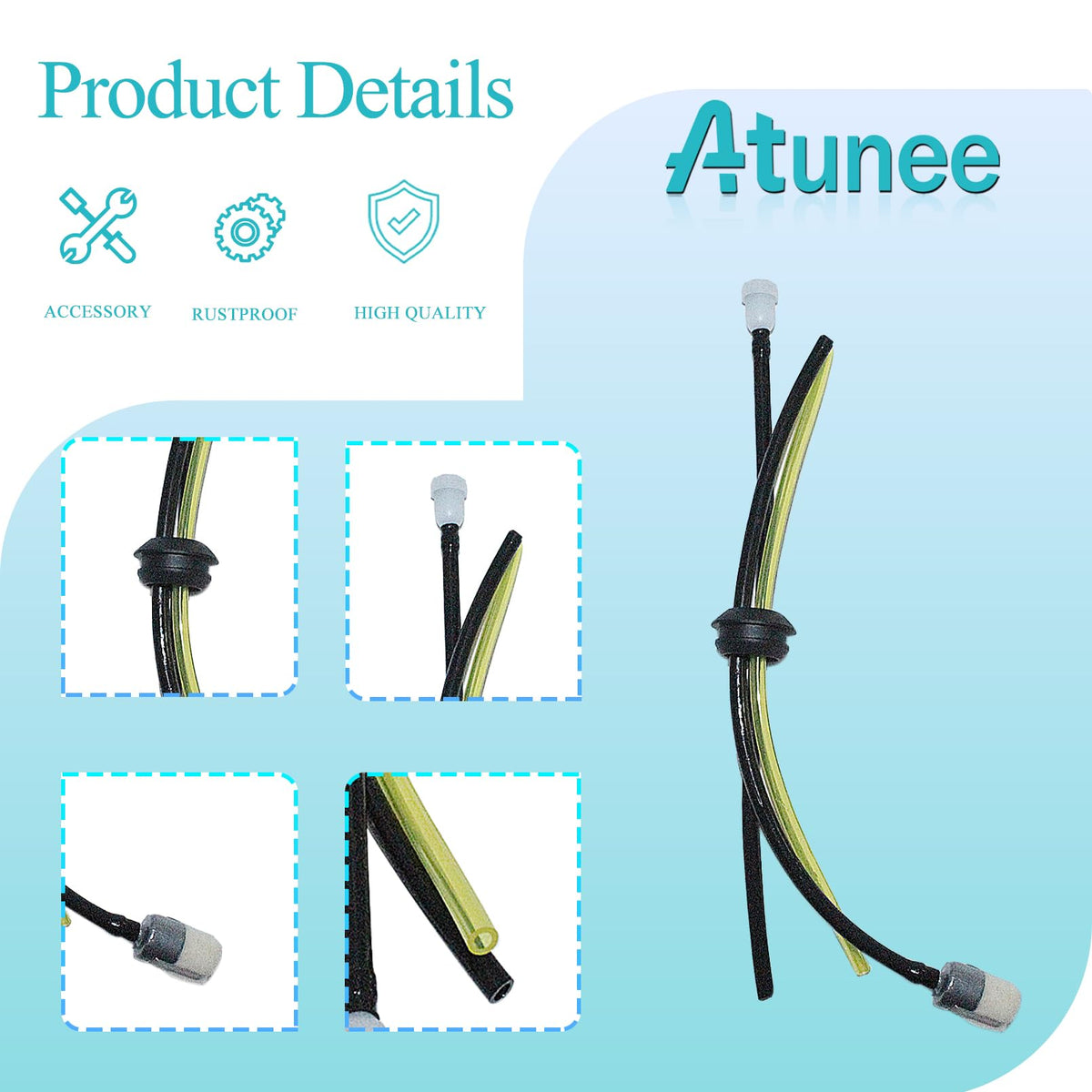Atunee air filter kit for Echo PE261 promotes consistent performance and reduced emissions