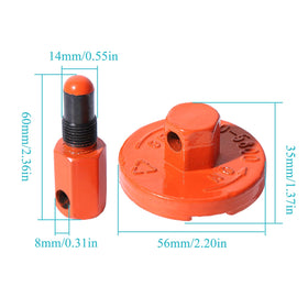 Atunee clutch tool for Husqvarna Rancher simplifies disassembly