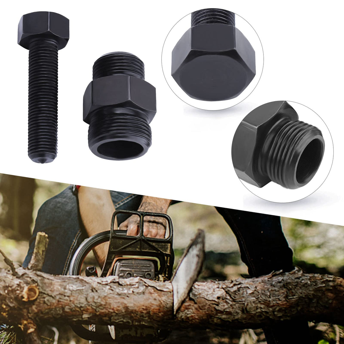 Atunee flywheel puller includes oil guidance for smooth operation.
