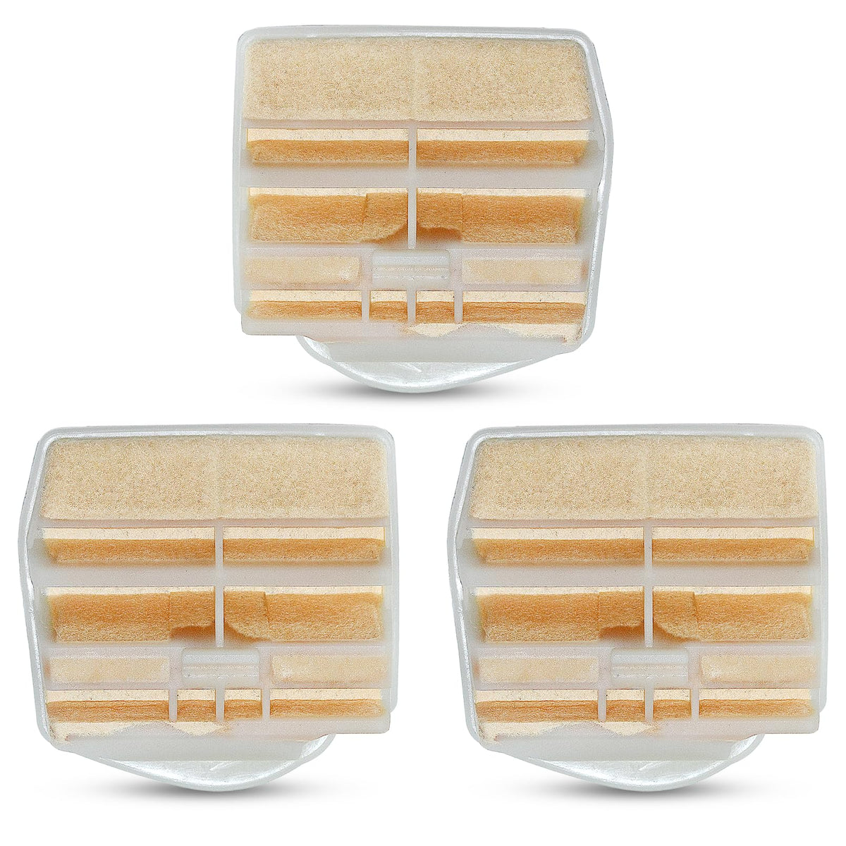 Atunee Husqvarna air filter front view for quick replacement on compatible chainsaws.