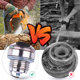 Atunee spark plug in lawn mower setup boosting performance