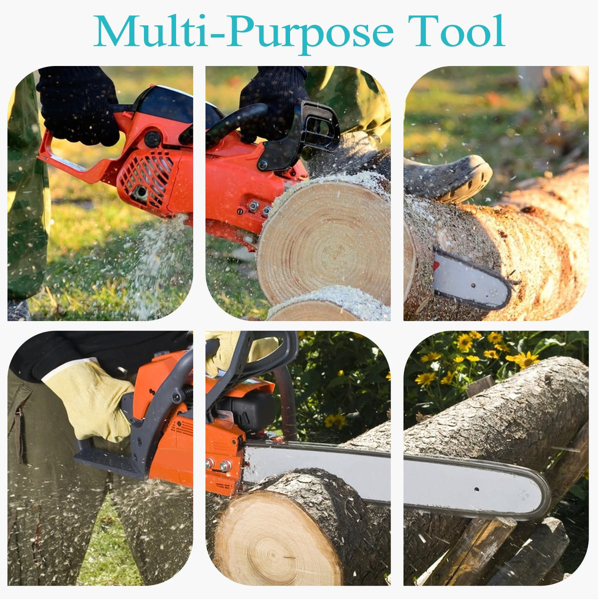 Atunee sprocket clutch drum in use on professional saws.