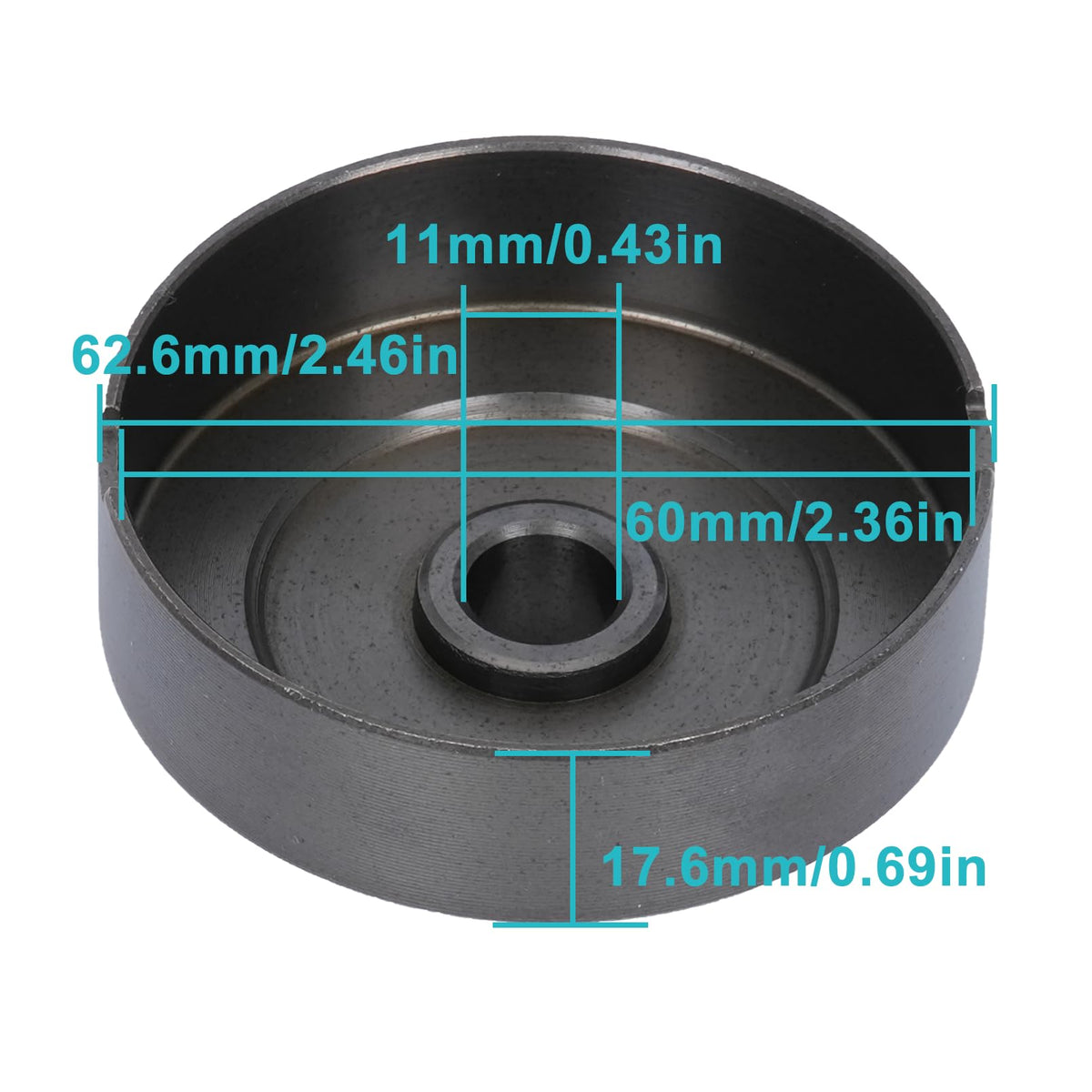 Atunee clutch drum for Shindaiwa 305S/340S with bearing for smoother starts.