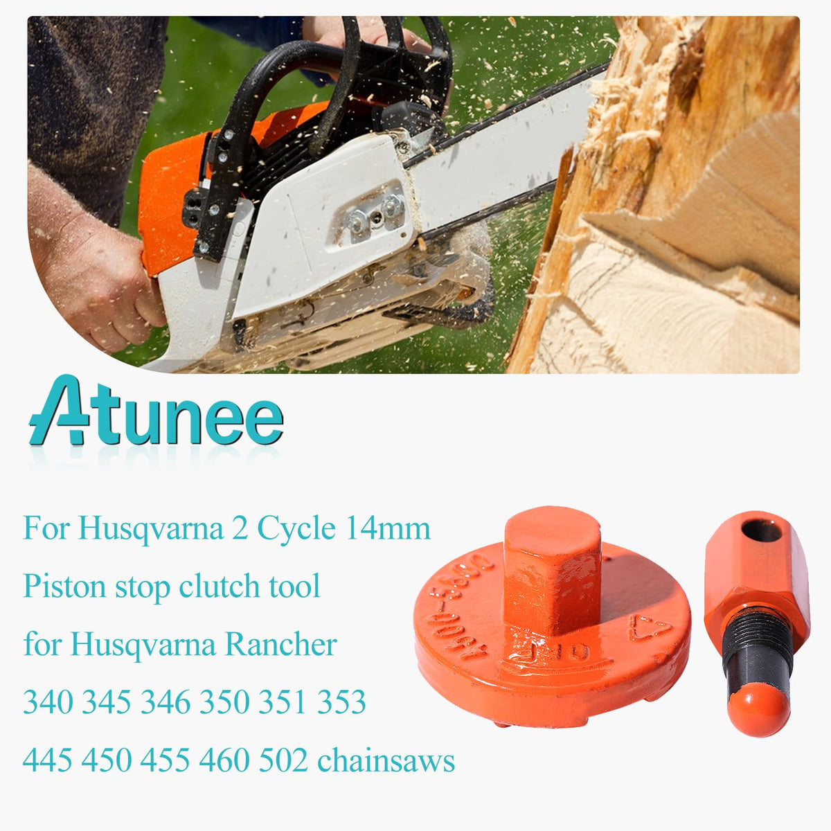 Atunee wrench 13x19mm for versatile chainsaw maintenance
