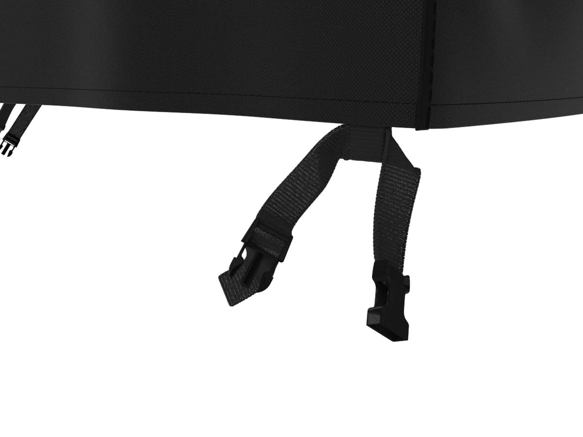 ATYARD Keter Unity XL cover with padded handles for easy removal.