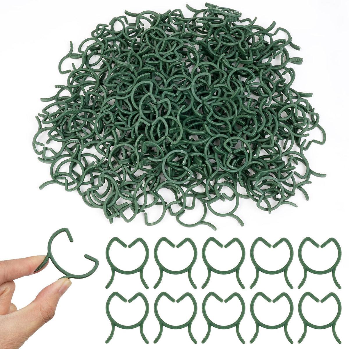 AUAUY 210-piece clip set ready for outdoor and indoor projects.