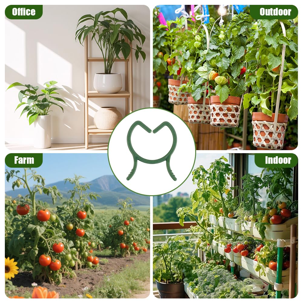 AUAUY durable clips enable easy indoor and outdoor gardening.