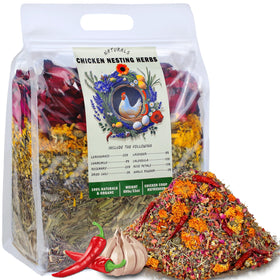 AUBOEAY 21oz chicken nesting herbs sealed pack for fresh coop aroma.