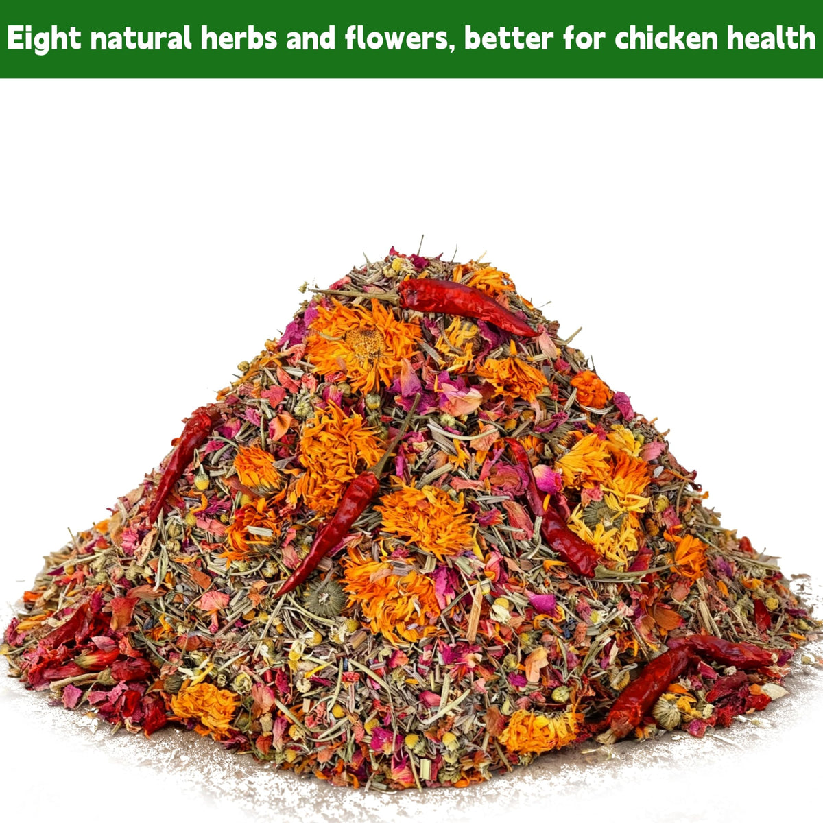 AUBOEAY dust bath enhancer herbs aiding natural grooming.
