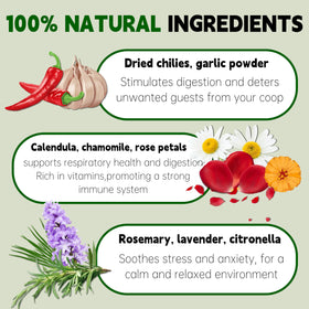 AUBOEAY edible herbs for chickens safe bedding enrichment.