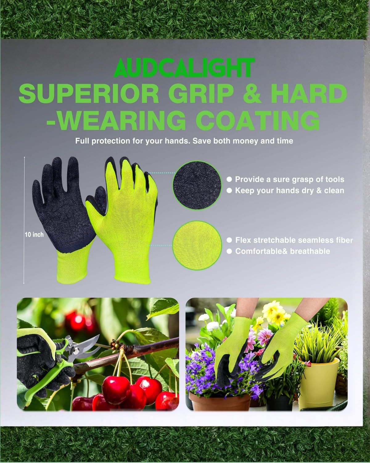 AudcaLight gift-ready gardening kit for plant lovers