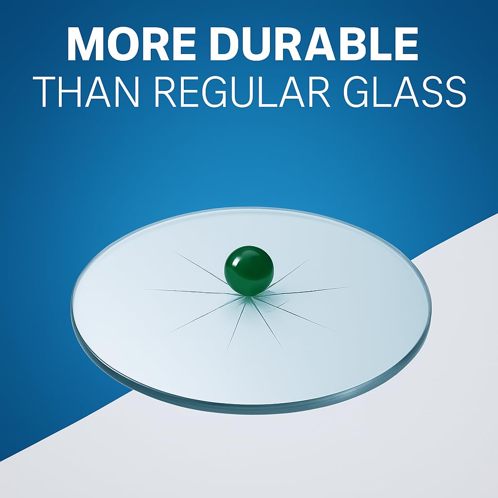 Audio-Visual Direct 8mm tempered glass delivers durable, scratch-resistant surface.