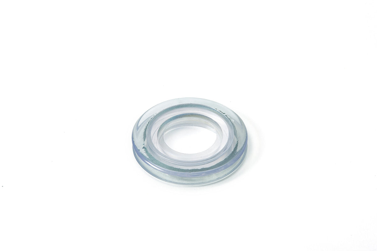 Audio-Visual Direct clear 8mm tempered glass top shows premium clarity and easy cleaning.