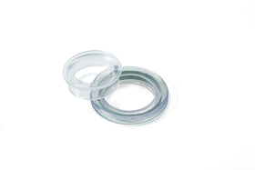 Audio-Visual Direct 48 inch glass top with center hole supports cable management.