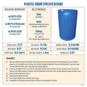Augason Farms water storage barrel dual ports enable quick access during emergencies.