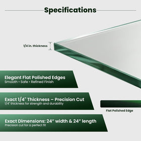 Augeno 1/4 inch thickness protects underlying furniture from marks