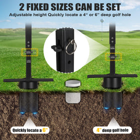 AugFir divot tool with safety guard keeps edges protected.