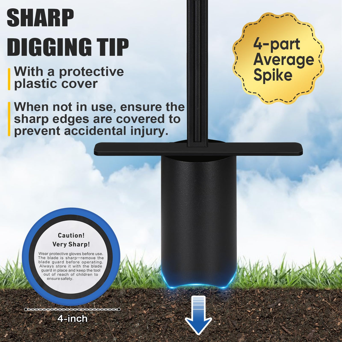 AugFir golf hole cutter prepares a 6-inch cup with accurate sizing on greens.