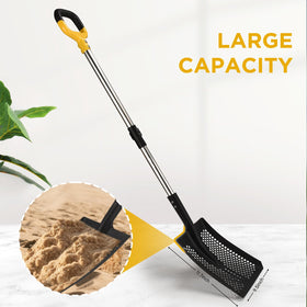AugFir versatile shovel supports debris cleanup, pond muck removal, and yard leaves.