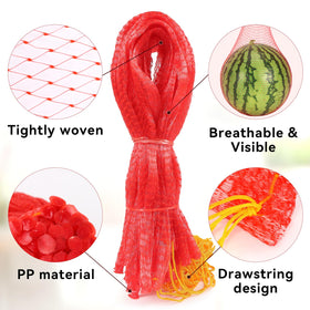 AUGHOA Breathable mesh drawstring bag enhances airflow and simple sealing.