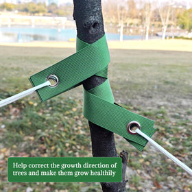 AUGHOA grommetted straps resist corrosion when exposed to rain.