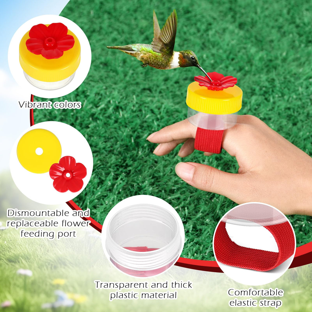 AUGHOA detachable flower ports enable thorough cleaning