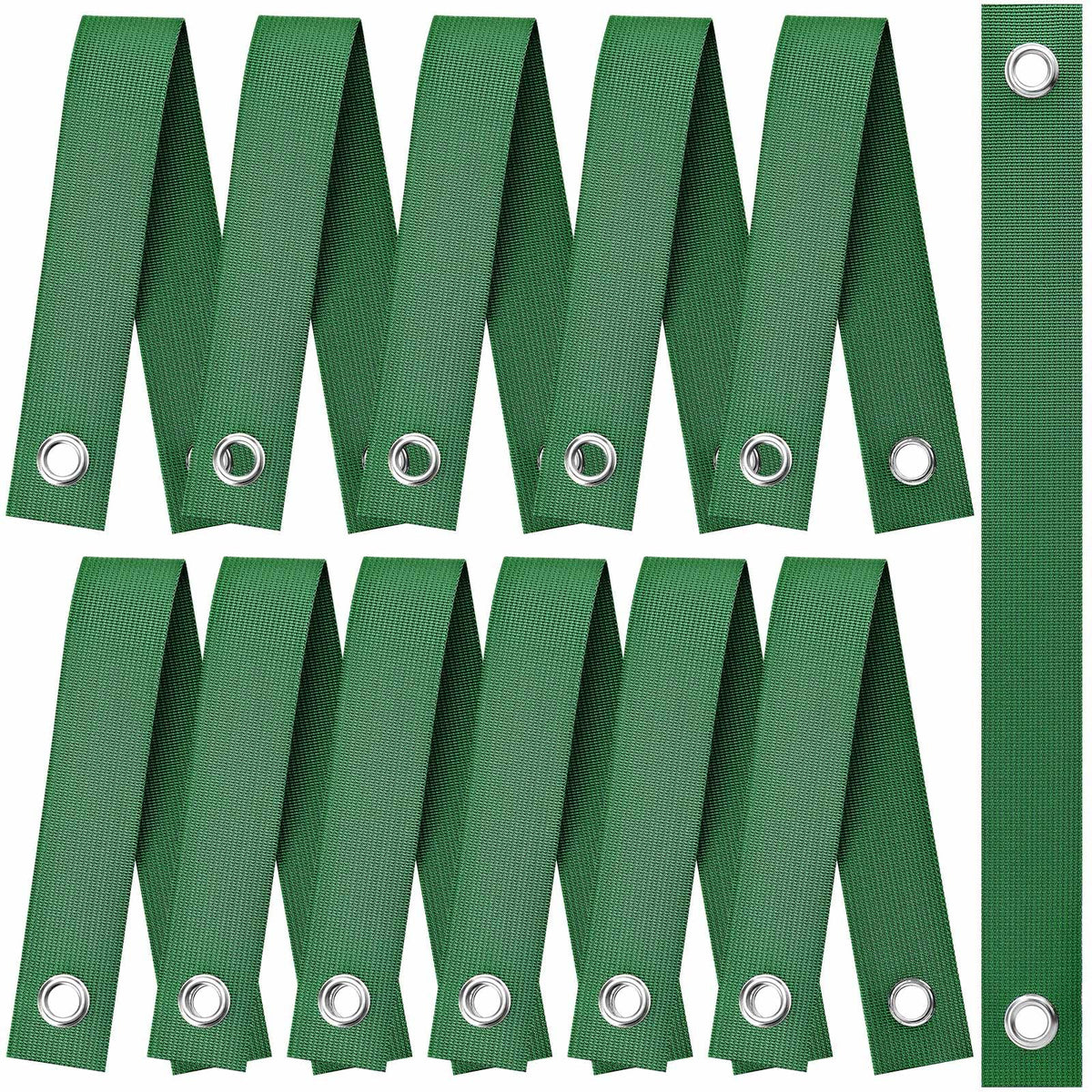 AUGHOA tree straps staking 12pc set supports saplings during planting.