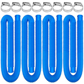 Augisteen 4-pack pool hoses 1.25x59 inches for quick above-ground pool replacements.