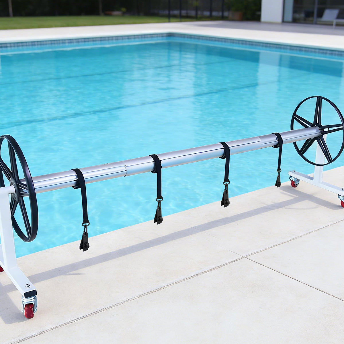 Augisteen universal adjustable straps up to 0.6 inch for different pool covers