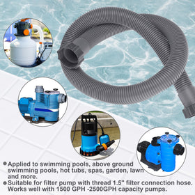 Augisteen includes two hoses for quick pool repairs