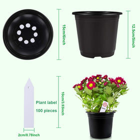 Augshy 100 waterproof labels for organized plant care