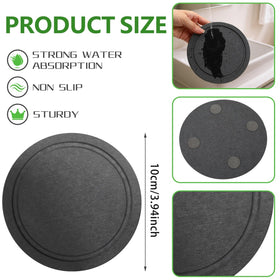 Augshy 4-inch saucer in action, keeps plant pots elevated and dry.