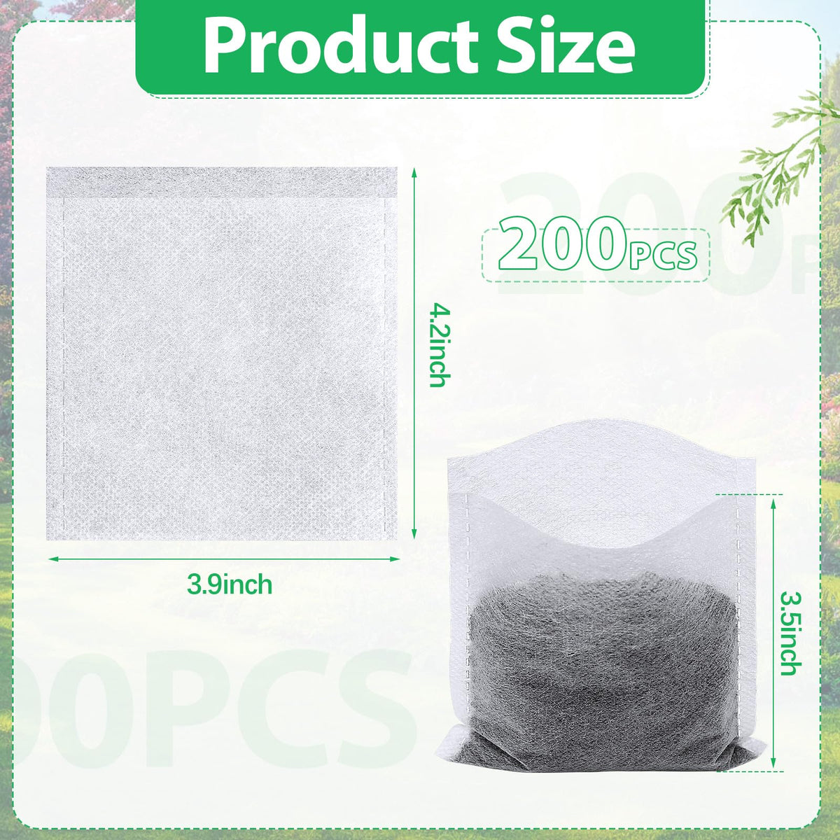 Augshy non-woven material supports healthy seedling development while biodegrading naturally.