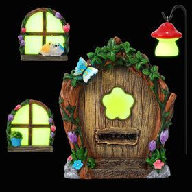Augshy outdoor fairy garden kit brings a complete setup for dreamy outdoor spaces.