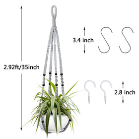 Two-pack planter set for space-saving plant deployment by Augshy.