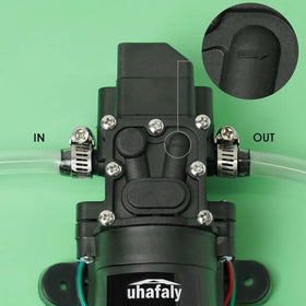 Auhafaly 2 hose clamps included for quick, secure hose connections.
