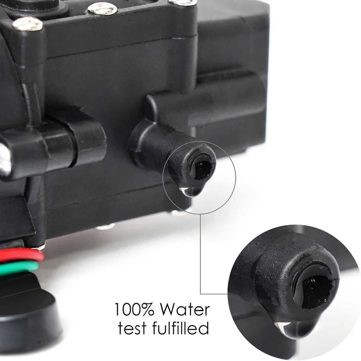 Auhafaly 4.5 L/min flow supports sprayers and garden watering.