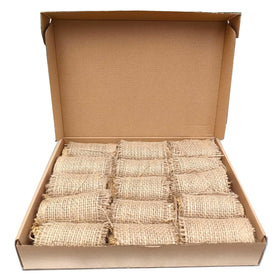 AukBeeFun jute burlap rolls for beekeeping, easy to light and ready for smoker use.