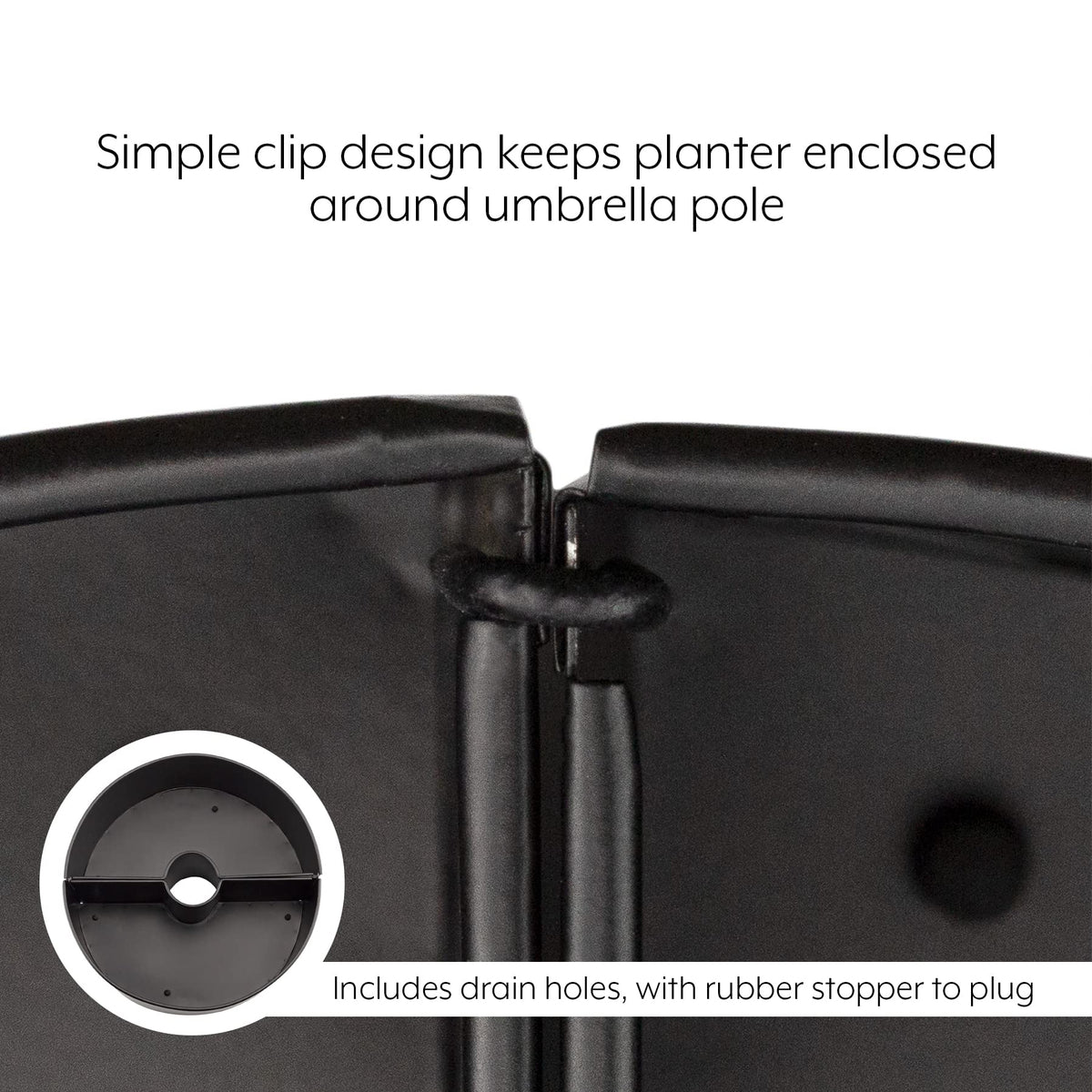 AuldHome Design drain plug feet version protects table surface