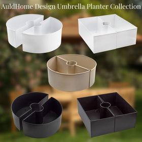 AuldHome Design enamelware bowl shape creates modern, low-profile plant displays.