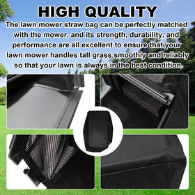 Aulpq 764-04077B grass bag durable material for years.