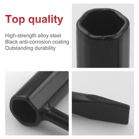 Close-up view shows 0.525 inch inside hex on the Aulpq wrench.