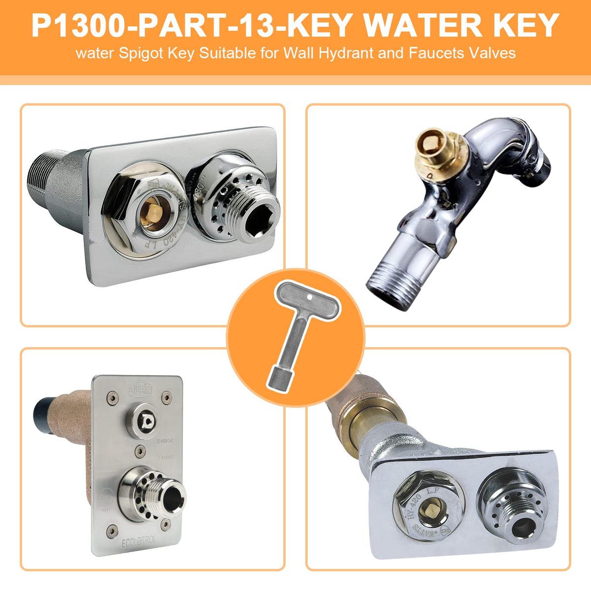 Aulpq metal hydrant key built for durability in rugged outdoor use
