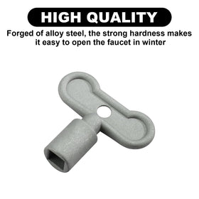 Aulpq two-pack faucet keys with spare for quick access