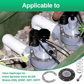 Aulpq diaphragm kit for Rainjet 204, compatible replacement to maintain pressure